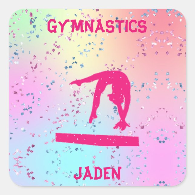 LES STICKERS GYNASTIQUES PERSONNALISÉS ! (Devant)