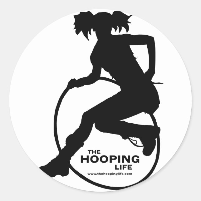 Les stickers Hooping Life (Devant)