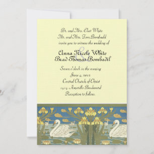 Les Swans La Faire-part de mariage