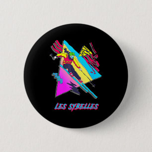 Les sybelles lebendige Skikunst mit geometrischen  Button