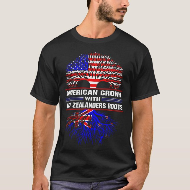 Les T-shirts à l'effigie de l'Américain grandissen (Devant)
