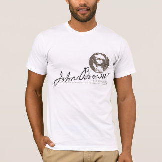 Les T-shirts Brown des hommes de fumoir de John