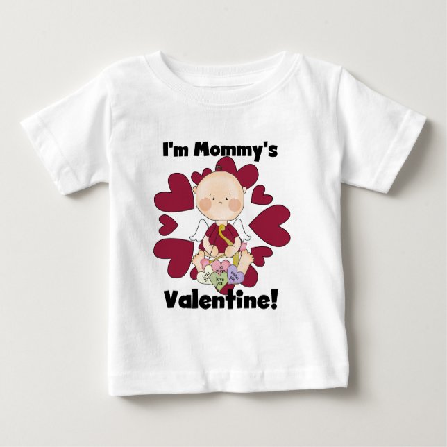 Les T-shirts de Saint-Valentin de maman mignon (Devant)