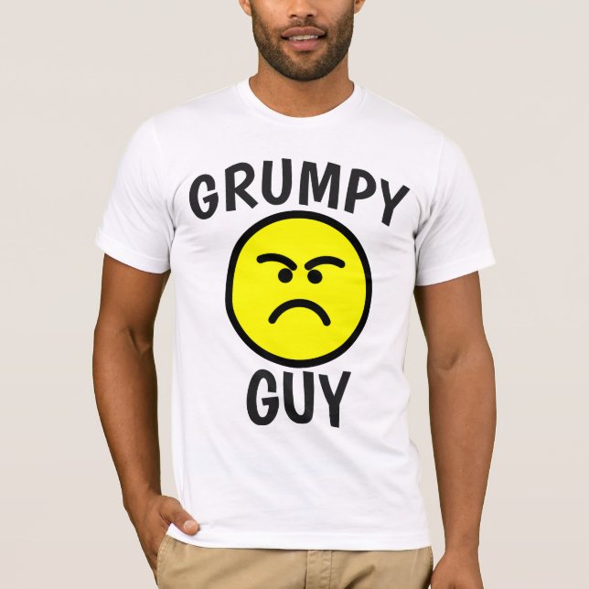 LES T-SHIRTS DES HOMMES DE GRUMPY GUY (Devant)