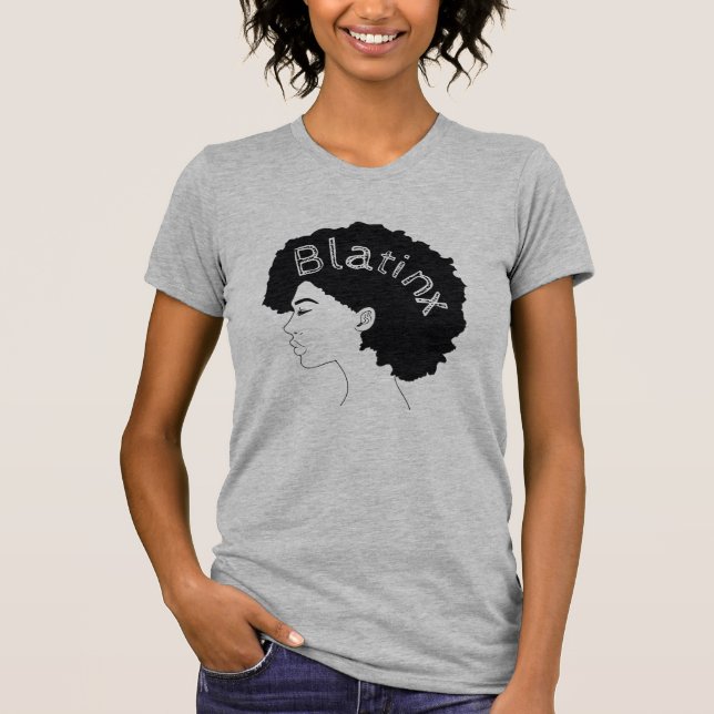 Les T-shirts orientés de "Blatinx" de série "de (Devant)