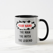 Les tasses à café légende mythe de l'homme | Perso