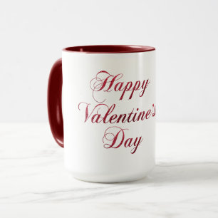 Les tasses de la journée de Valinetine