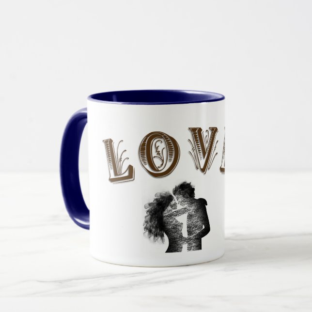 Les tasses du jour de l'amour (Devant gauche)
