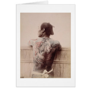 Les tatouages du jeune marié japonais, c.1880