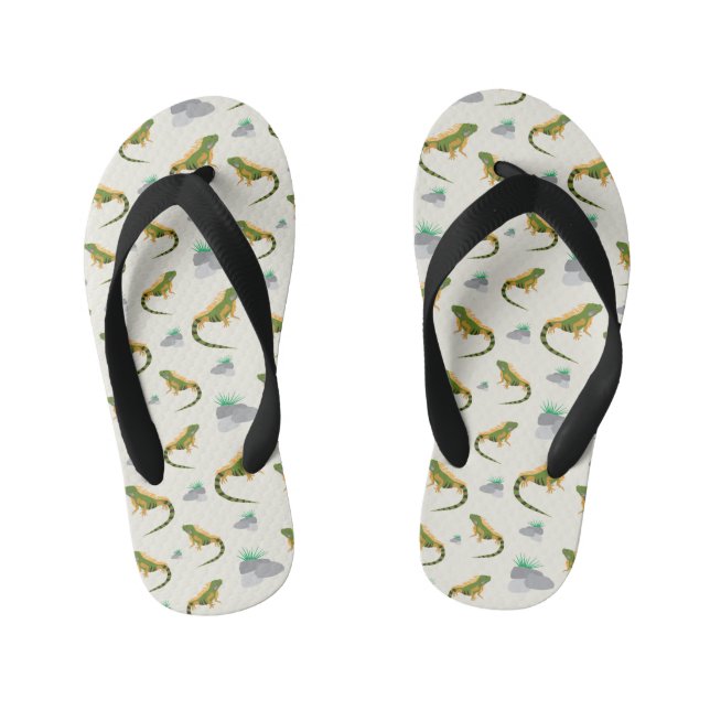Les tongs enfants/adultes d'Iguana (Semelle)