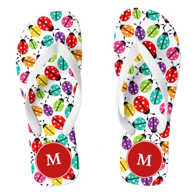 Les tongs monogrammes de Ladybugs (Semelle)