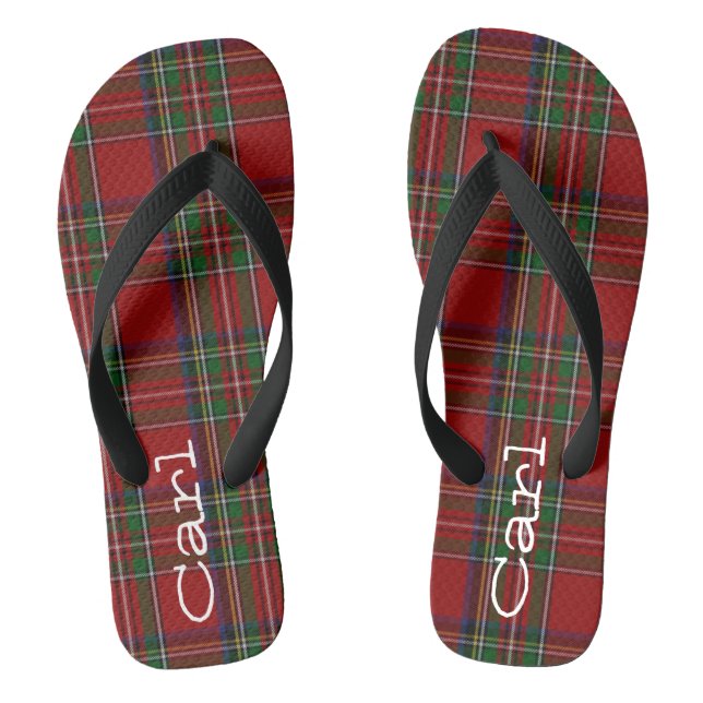 Les tongs personnalisés de Royal Stewart (Semelle)