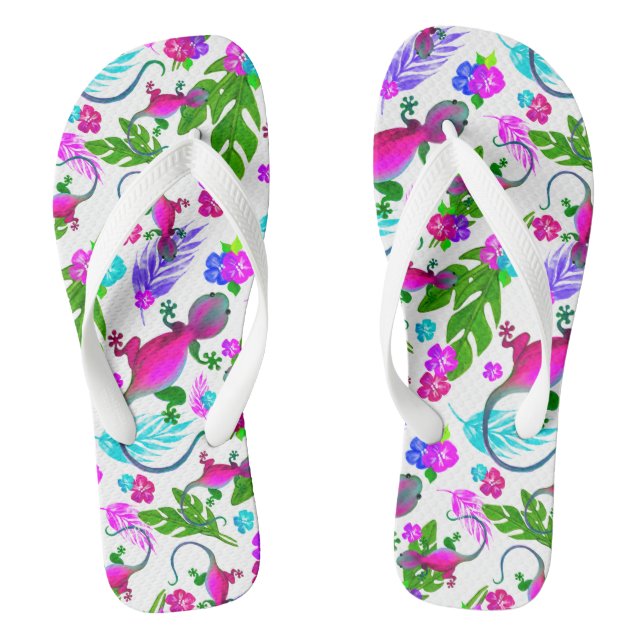 Les tongs tropicaux de Geckos (Semelle)