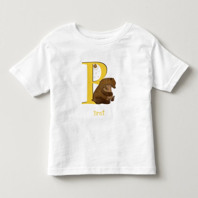 Les Tous Petits Animal ABC B est pour ours T-shirt (Devant)