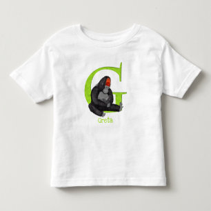 Les Tous Petits Animal ABC G est pour gorille T-shirt