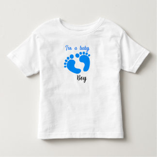 Les Tous Petits Baby shower T-shirt design pour garçons
