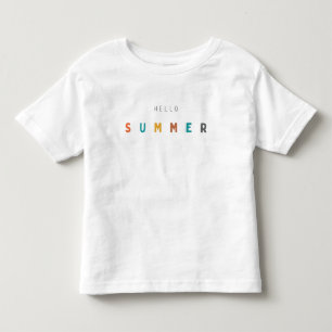 Les Tous Petits bonjour l'été. T-shirt pour nourrissons