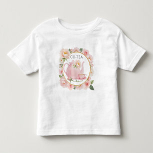 Les Tous Petits Cu-Tea Blush Rose T-shirt pour fillette