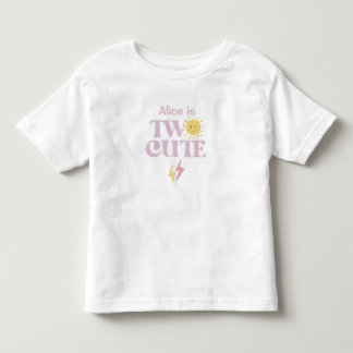 Les Tous Petits Deux Adorables – T-shirt pour la 2e fête d'anniver