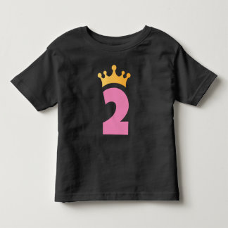 Les Tous Petits Deux et la Couronne T-Shirt pour tout-petit