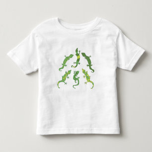 Les Tous Petits Escalade rock Geckos. T-shirt pour nourrissons