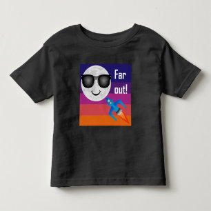 Les Tous Petits Far Out Design - T-shirt en jersey fin pour tout-p