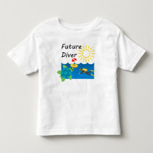 Les Tous Petits Futur Diver Design - T-Shirt pour jersey fin Toddl