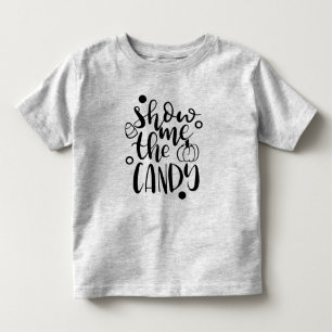 Les Tous Petits Montrez-Moi Le T-Shirt Pour L'Halloween De Bonbons