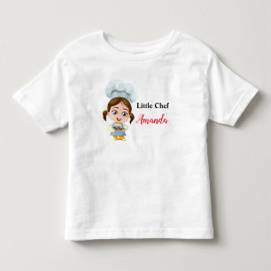 Les Tous Petits T-shirt de chef / cuisinier mignon pour bébé
