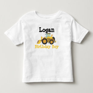 Les Tous Petits T-shirt de construction Anniversaire pour bébé