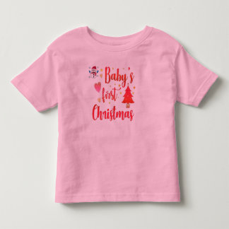 Les Tous Petits T-shirt de Noël pour bébé