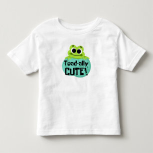 Les Tous Petits T-shirt drôle pour enfants avec un emoji de grenou