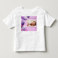 T-shirt en jersey fin personnalisé pour tout-petit