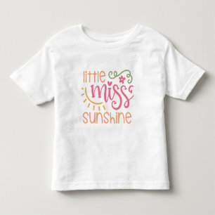 Les Tous Petits T-shirt fille pour bébé Miss Sunshine