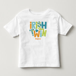 Les Tous Petits T-shirt jumeau irlandais pour des enfants