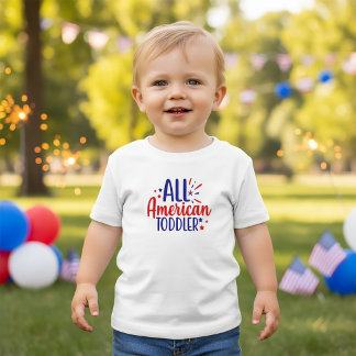 Les Tous Petits T-shirt pour enfants All American Toddler pour le