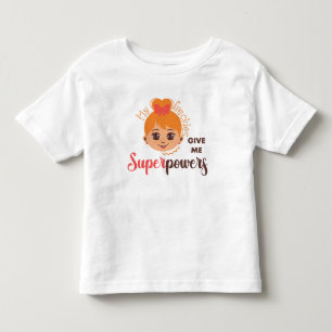 Les Tous Petits T-shirt pour enfants Fille aux taches de rousseur 