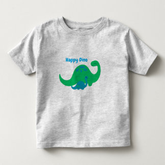 Les Tous Petits T-shirt pour garçon avec imprimé dinosaure heureux
