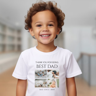 Les Tous Petits T-shirt pour tout-petit avec photo personnalisée d