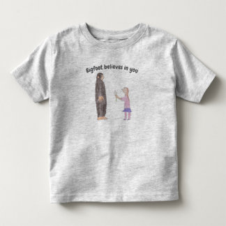 Les Tous Petits T-shirt pour tout-petit Bigfoot croit en toi