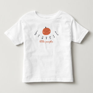 Les Tous Petits T-shirt pour tout-petit citrouille la plus courage