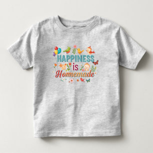 Les Tous Petits T-shirt pour tout-petit "Le bonheur est fait maiso