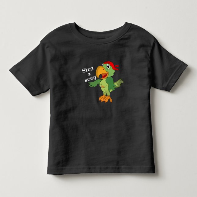 Les Tous Petits T-shirt pour tout-petit perroquet (Devant)