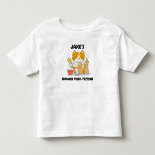 Les Tous Petits T-shirt pour tout-petit personnalisé pour l'été av