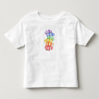 T-Shirt pour tout-petit RAINBOW CANDY
