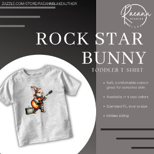 Les Tous Petits T-Shirt pour tout-petit Rock Star Bunny