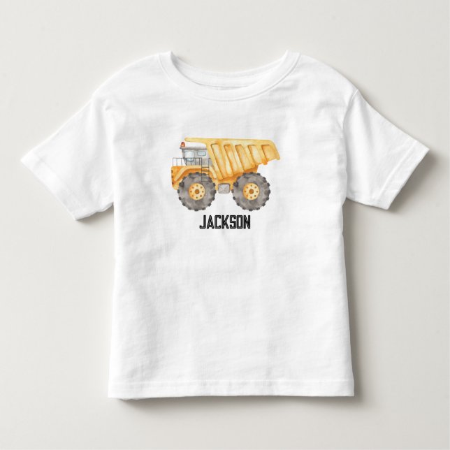 Les Tous Petits T-shirt pour tout-petit thème construction (Devant)