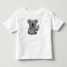 T-shirt pour tout-petits koalas mignons