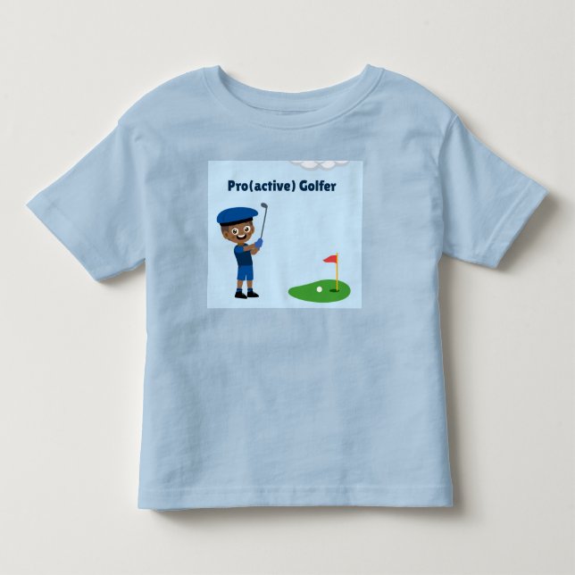 Les Tous Petits T-shirt Pro(actif) de golfeur pour garçons  (Devant)