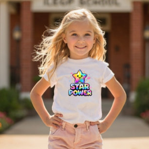 Les Tous Petits T-shirt Star Power Y2K Pop pour enfants